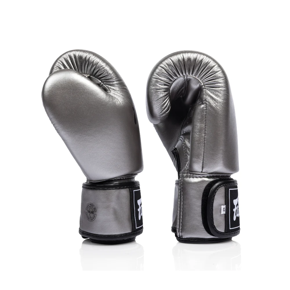 Fairtex BGV1C-PLUS Boxing Gloves - Gun Metallic - Image 3