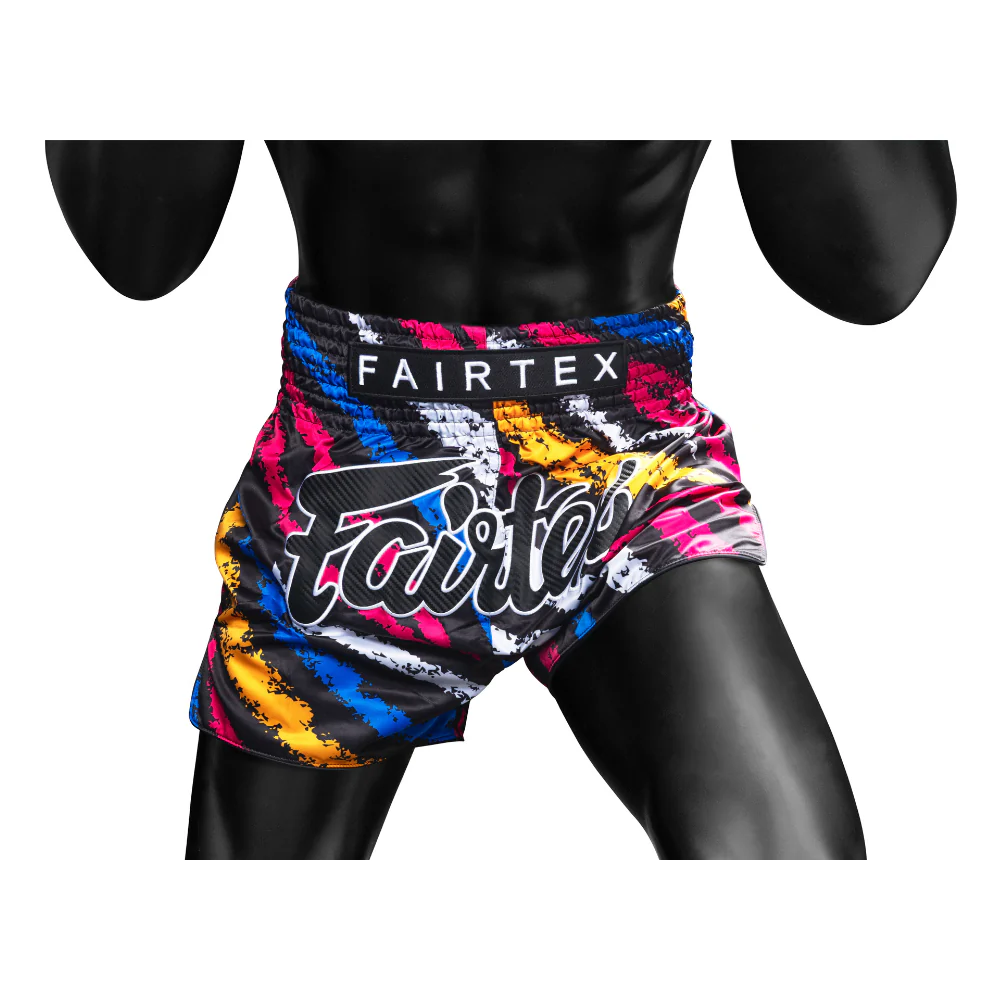 Fairtex Muay Thai Shorts - BS1956 Colorful (Vertical) - Image 3