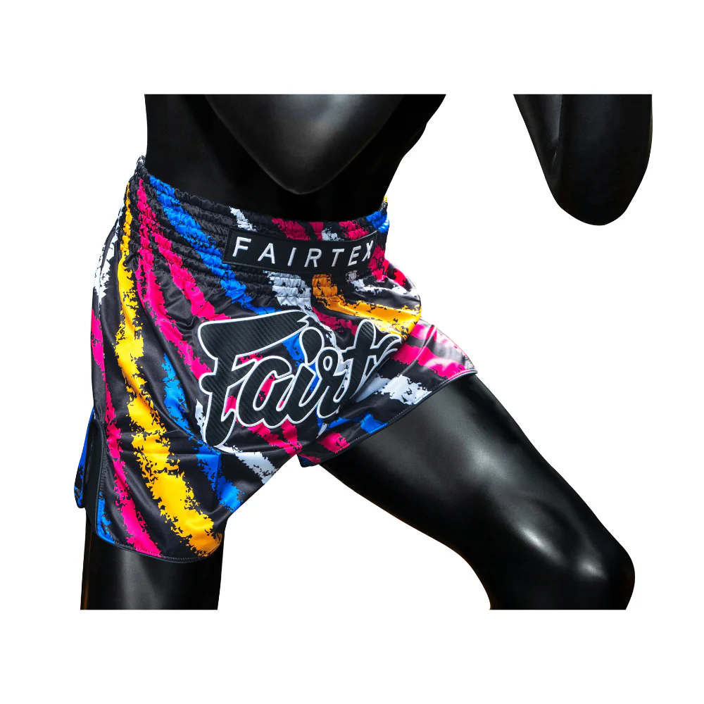 Fairtex Muay Thai Shorts - BS1956 Colorful (Vertical) - Image 4