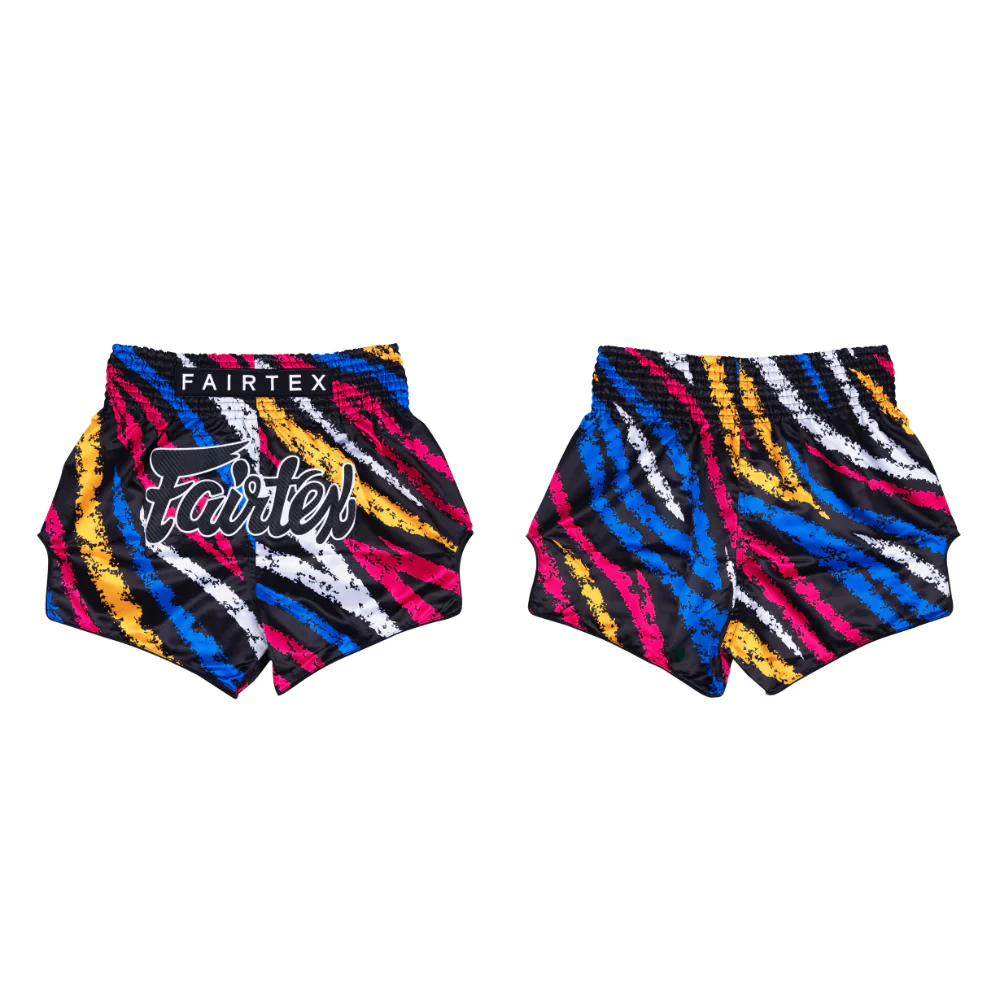 Fairtex Muay Thai Shorts - BS1956 Colorful (Vertical) - Image 5