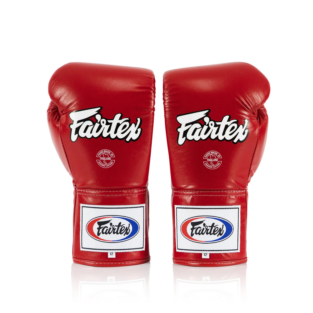 Fairtex BGL6 Pro Competition Gloves - Locked Thumb (Leather) - Image 6